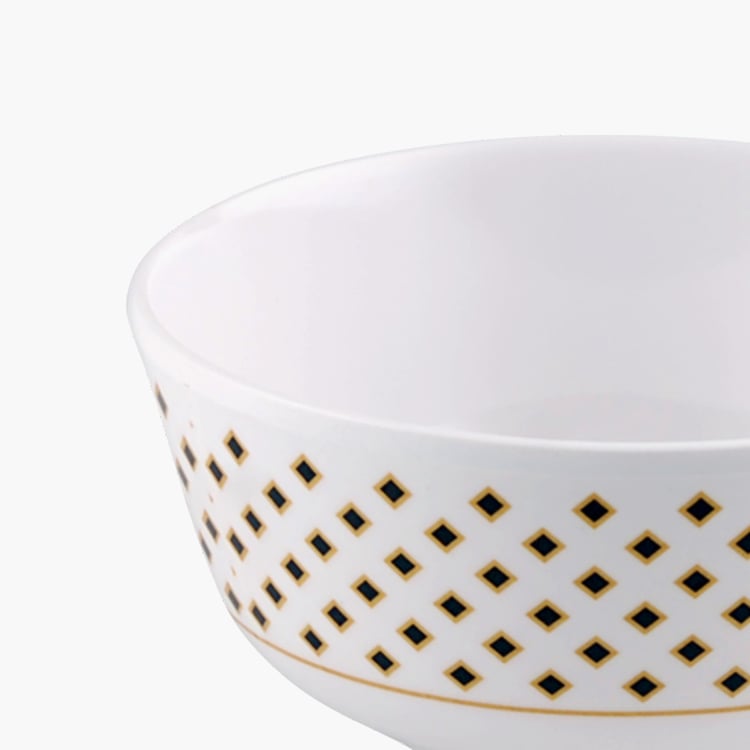 Corsica Set of 4 Melamine Printed Curry Bowls - 240ml