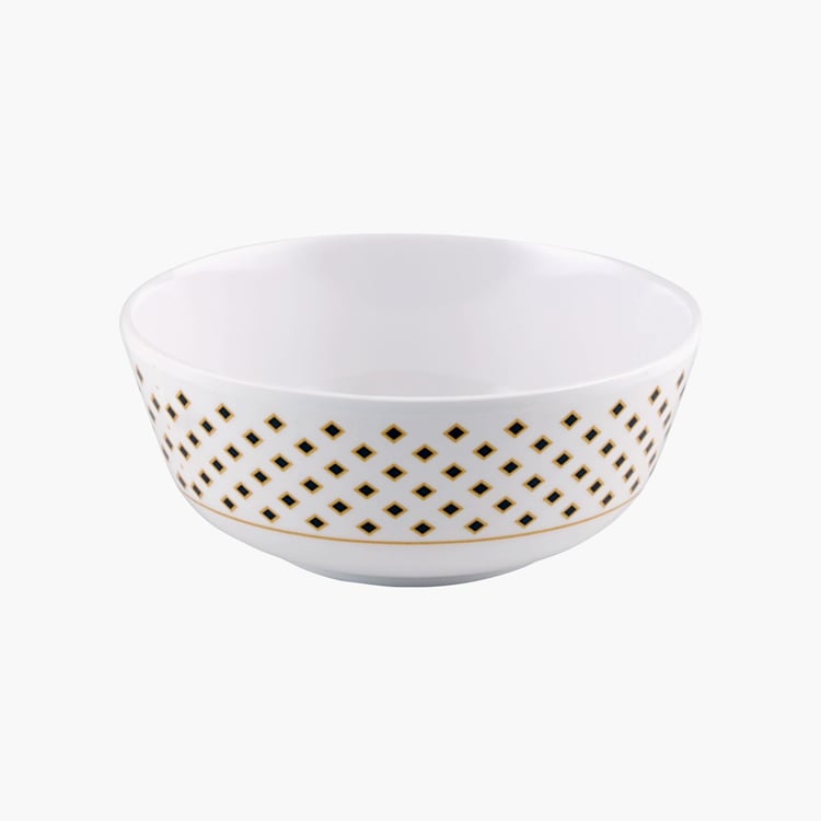 Corsica Set of 4 Melamine Printed Cereal Bowls - 750ml