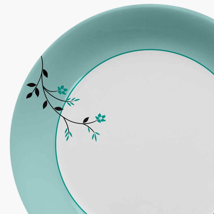 Corsica Set of 4 Melamine Printed Dinner Plates - 28cm