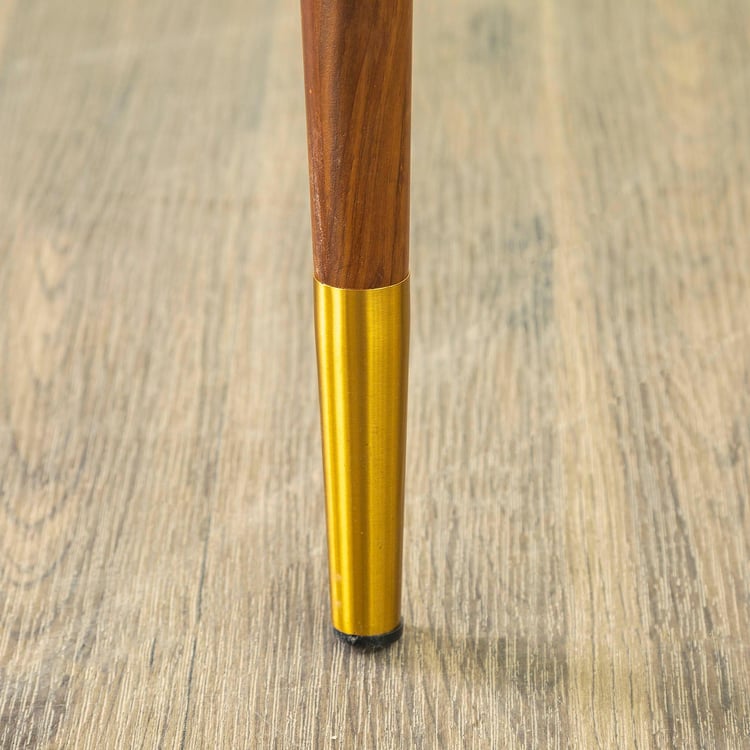 Noir Velvet Dining Bench - Grey