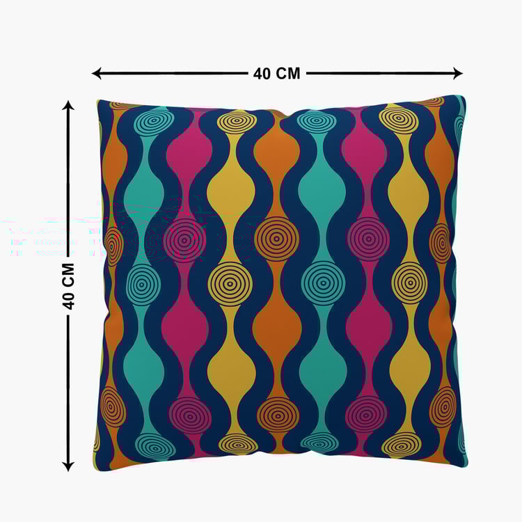 Vegas Printed Cushion Cover- Set of 5- 40 x 40 cm