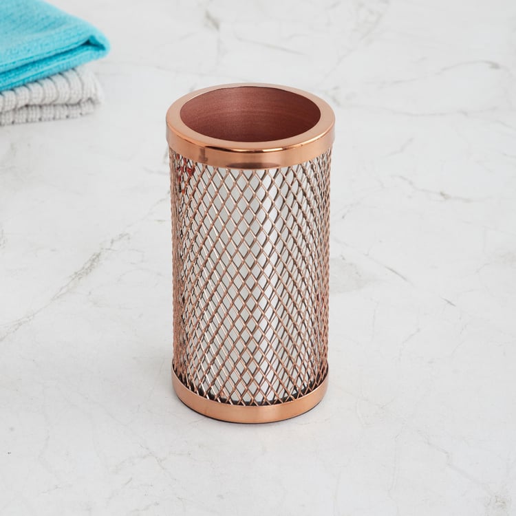 Panama Gold Textured Stainless Steel Tumbler