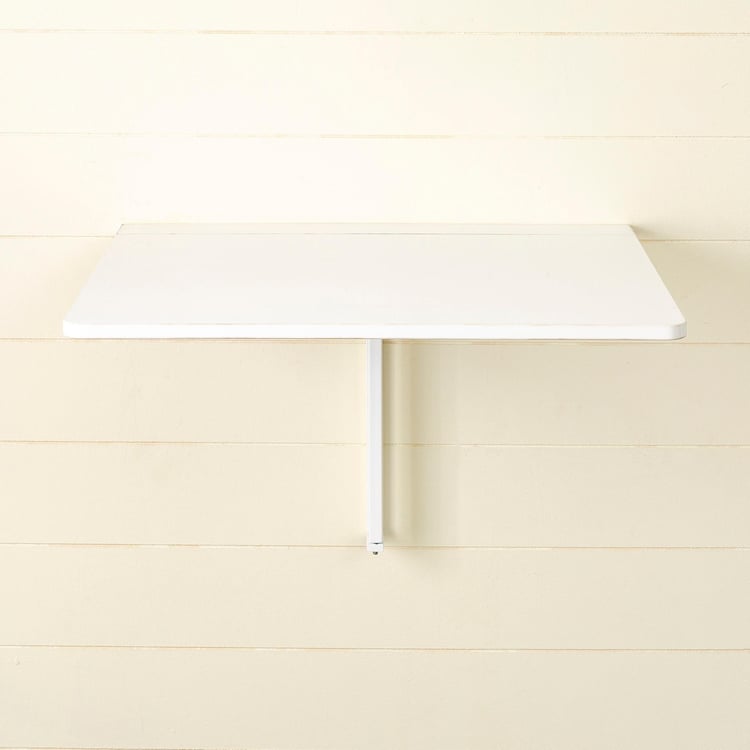 Helios Butterfly Wall Mounted Drop Leaf Table - White