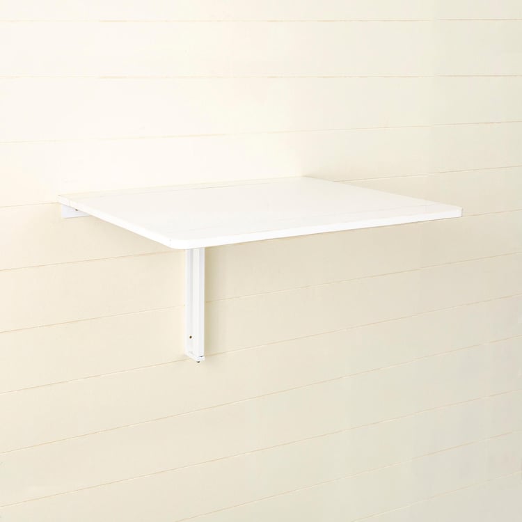 Helios Butterfly Wall Mounted Drop Leaf Table - White