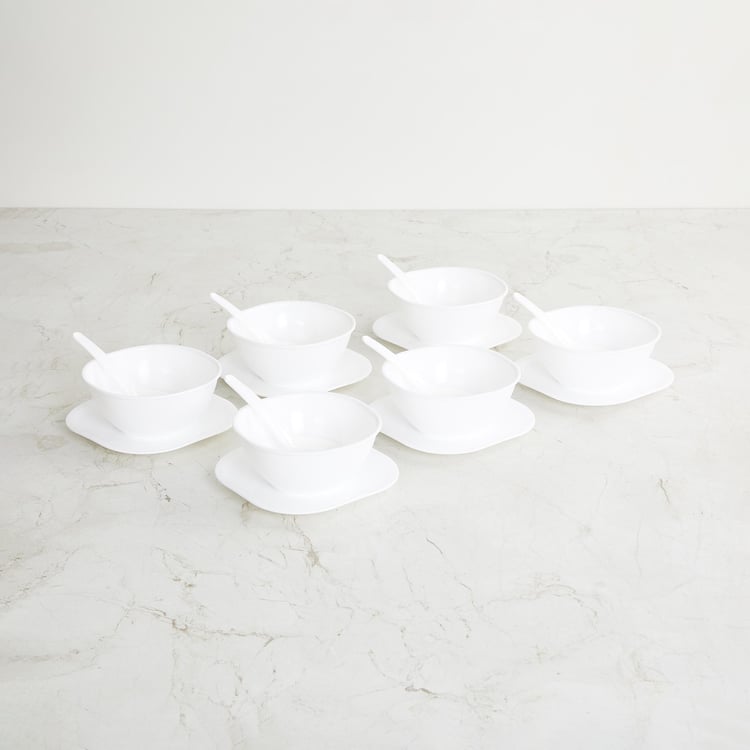 Corsica 18Pcs Polypropylene Soup Bowl Set - 400ml