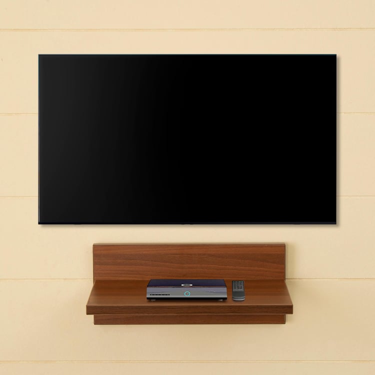 Helios Liami Floating TV Shelf - Brown