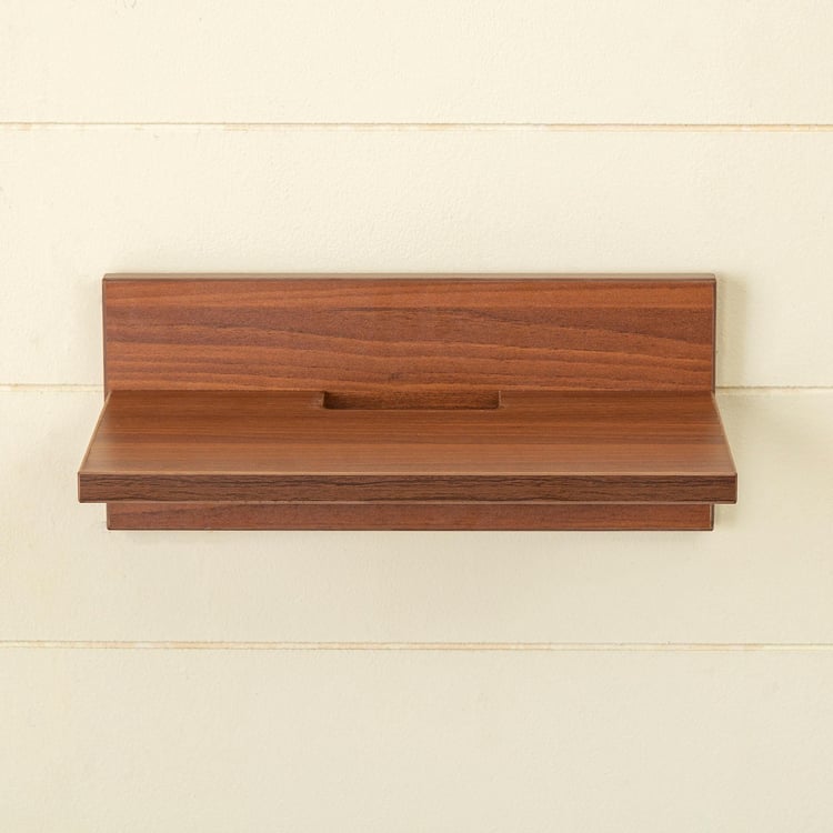 Helios Liami Floating TV Shelf - Brown