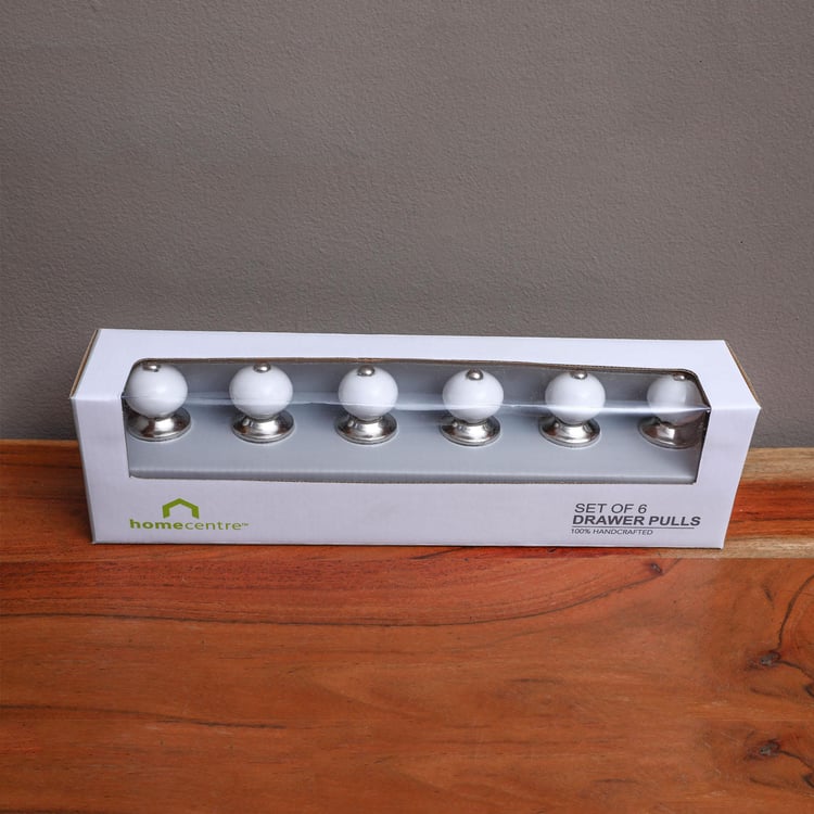 Corsica Venice Set of 6 Ceramic Drawer Knobs