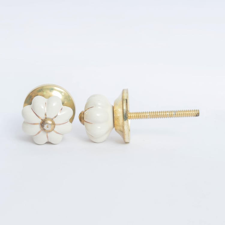 Corsica Venice Set of 6 Ceramic Drawer Knobs