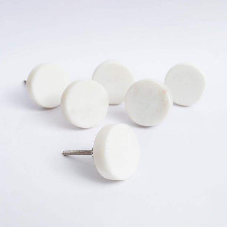 Corsica Venice Set of 6 Marble Drawer Knobs