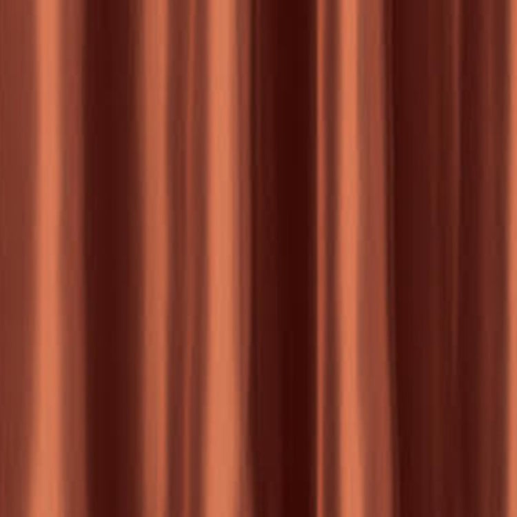 Corsica Brown Solid Micro Satin Door Curtain- Set of 2- 110 x 213 cm