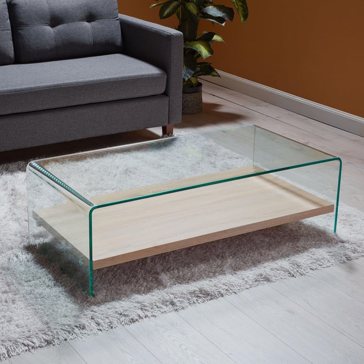 Tyrion Glass Coffee Table - Clear