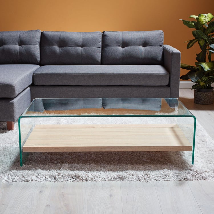 Tyrion Glass Coffee Table - Clear