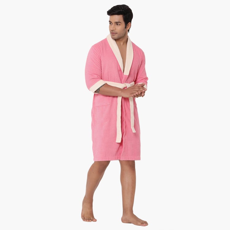 Spaces Large Size Cloudz Bath Robe - 300 Gsm