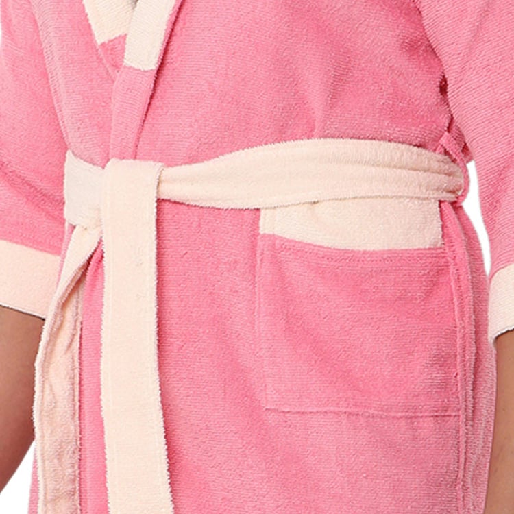 Spaces Large Size Cloudz Bath Robe - 300 Gsm