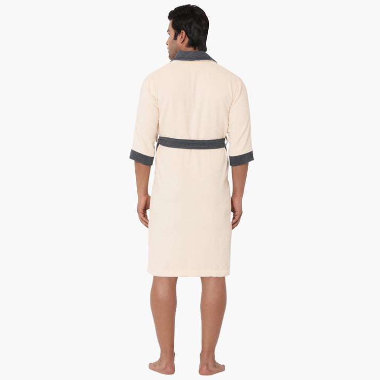 Spaces Large Size Cloudz Bath Robe- 300 Gsm