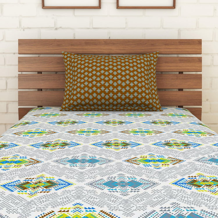 SPACES Atrium Printed 2-Pc. Single Bedsheet Set- 152 x 228 cm