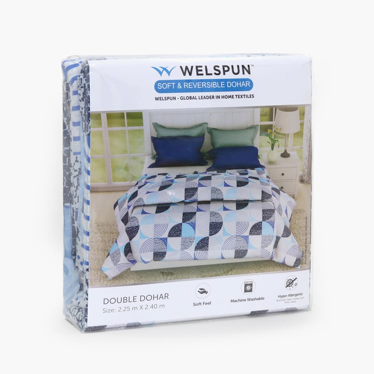 SPACES Welspun Reversible Double Bed Dohar - 225 x 240 cm