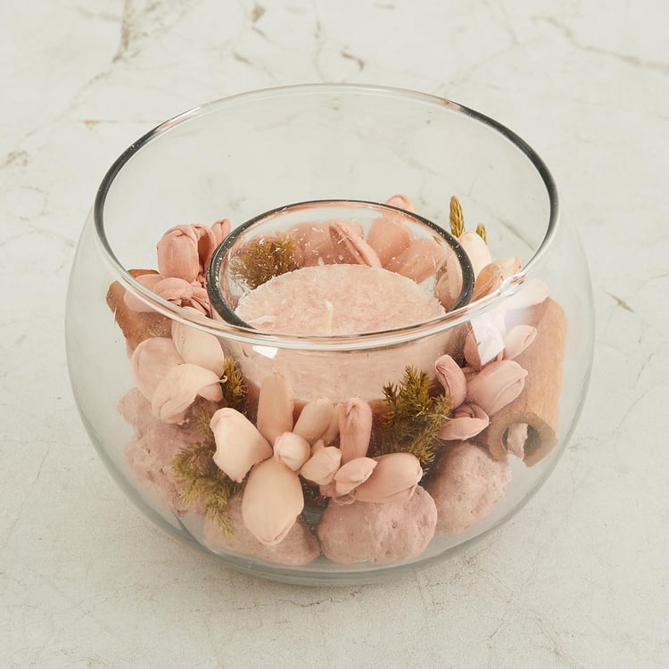 Redolence Gingerbread Jar Potpourri with Candle