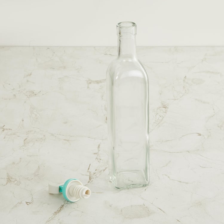 Pamolive Glass Oil Bottle