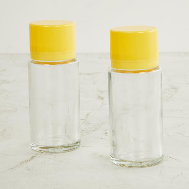 Pamolive Set of 2 Glass Oil and Vinegar Bottles