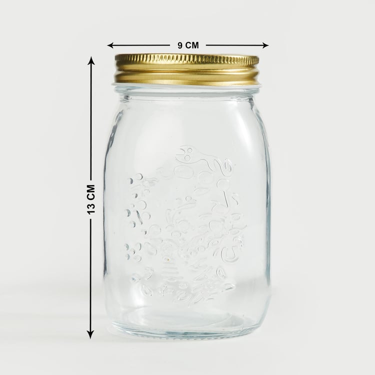 Corsica Set of 4 Glass Storage Jars - 500ml