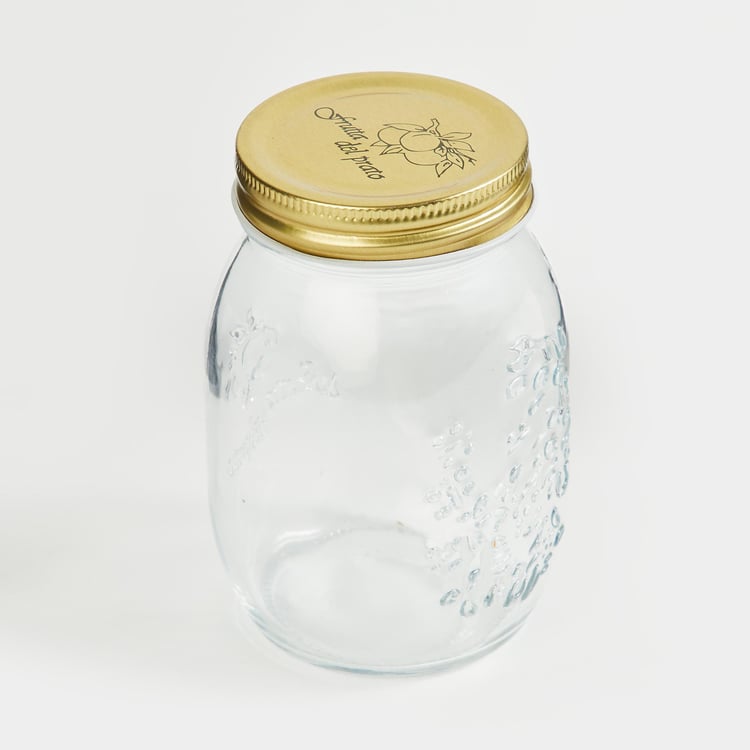 Corsica Set of 4 Glass Storage Jars - 500ml