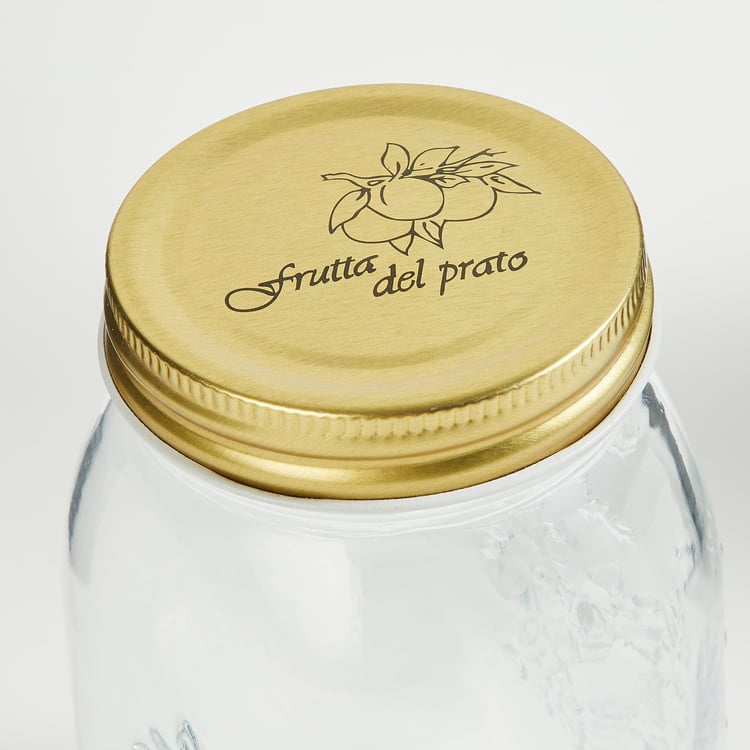 Corsica Set of 4 Glass Storage Jars - 500ml