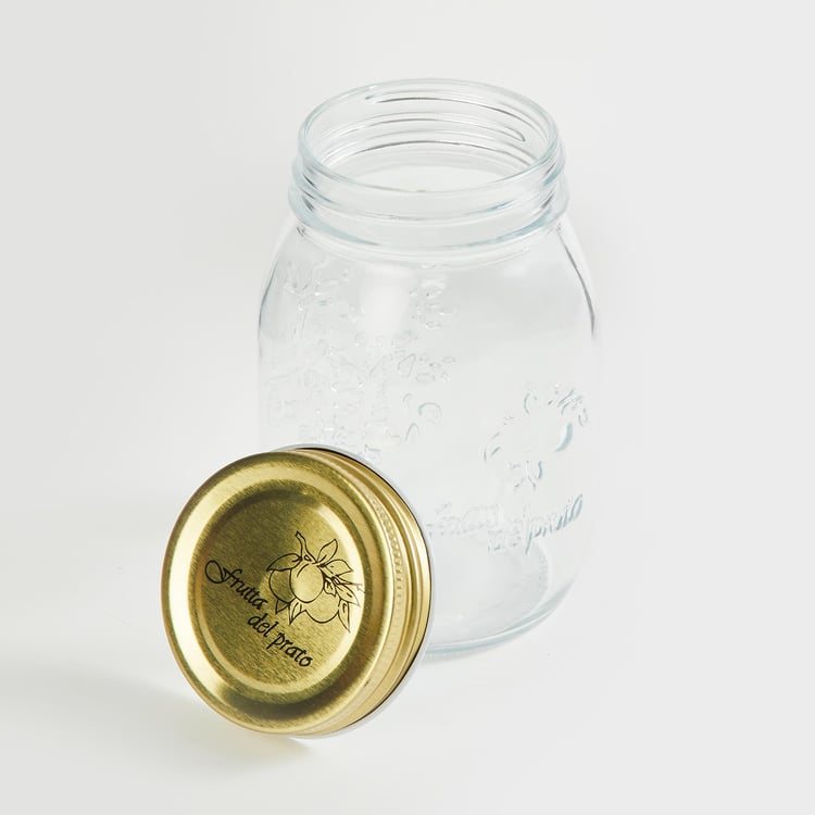 Corsica Set of 4 Glass Storage Jars - 500ml