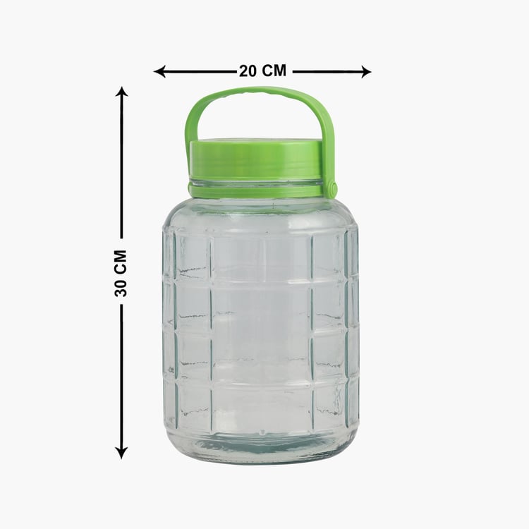 Corsica Glass Jar with Handle - 4L