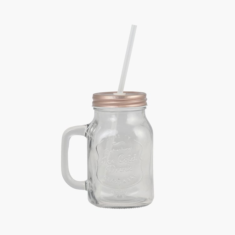 Corsica Set of 2 Glass Mason Jars - 600ml