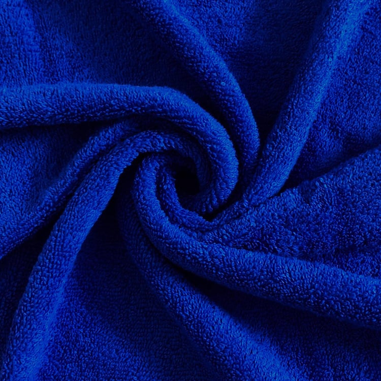 SPACES Swift Dry Blue Cotton Face Towel - 30x30cm - Set of 2