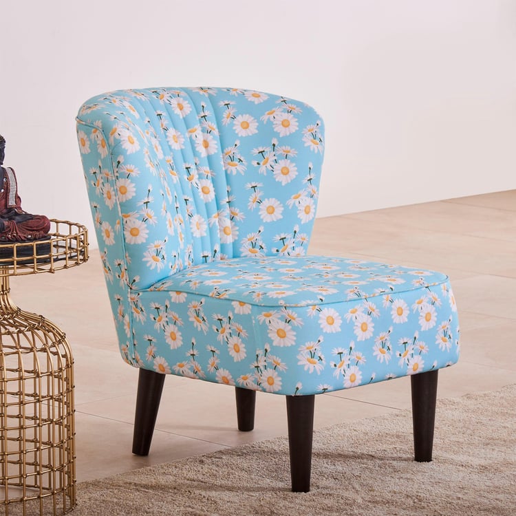 Callisto Fabric Accent Chair - Blue