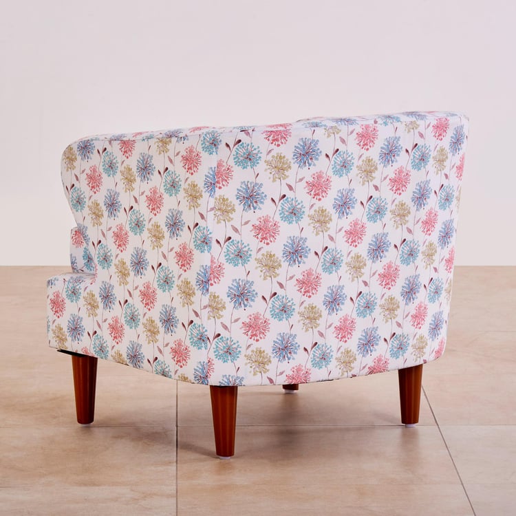 Erin Fabric Accent Chair - Pink