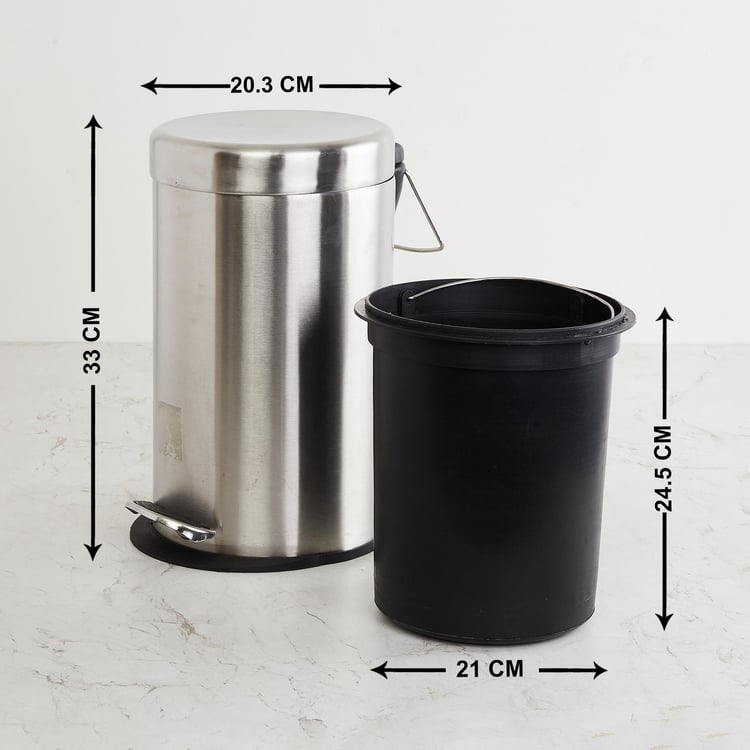 Sedona Stainless Steel Waste Bin - 5L