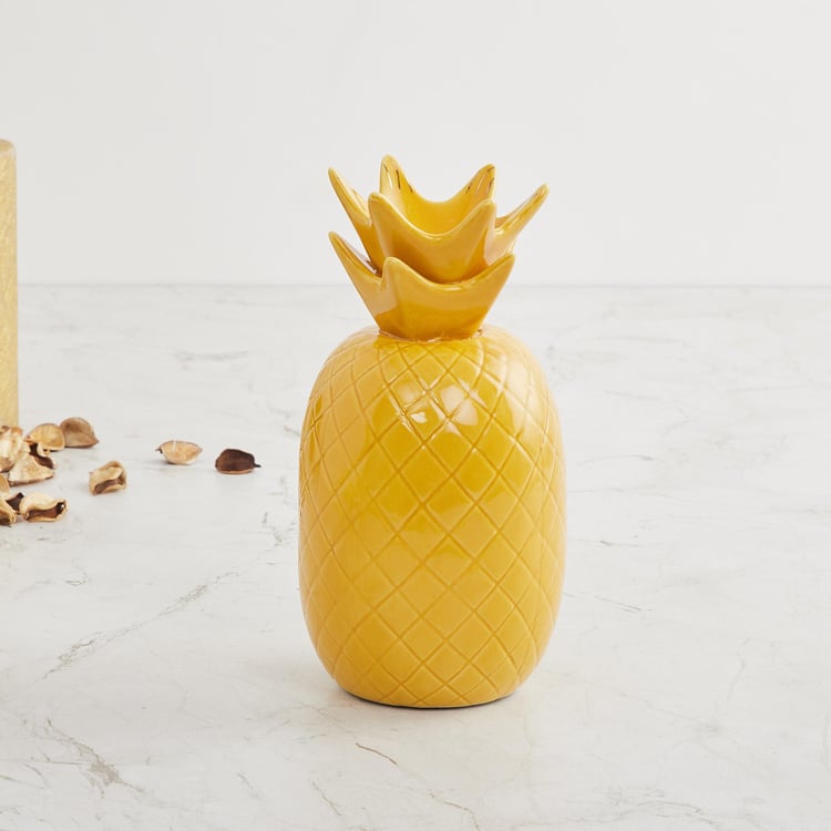 Colour Connect Ceramic Pineapple Table Accent