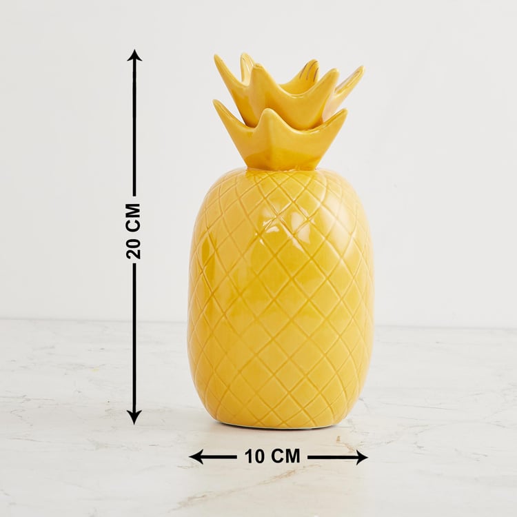 Colour Connect Ceramic Pineapple Table Accent