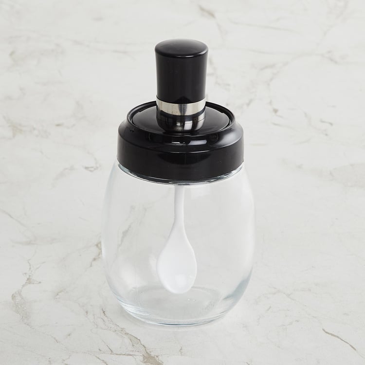 Corsica Essentials Set of 3 Glass Spice Jars with Stand
