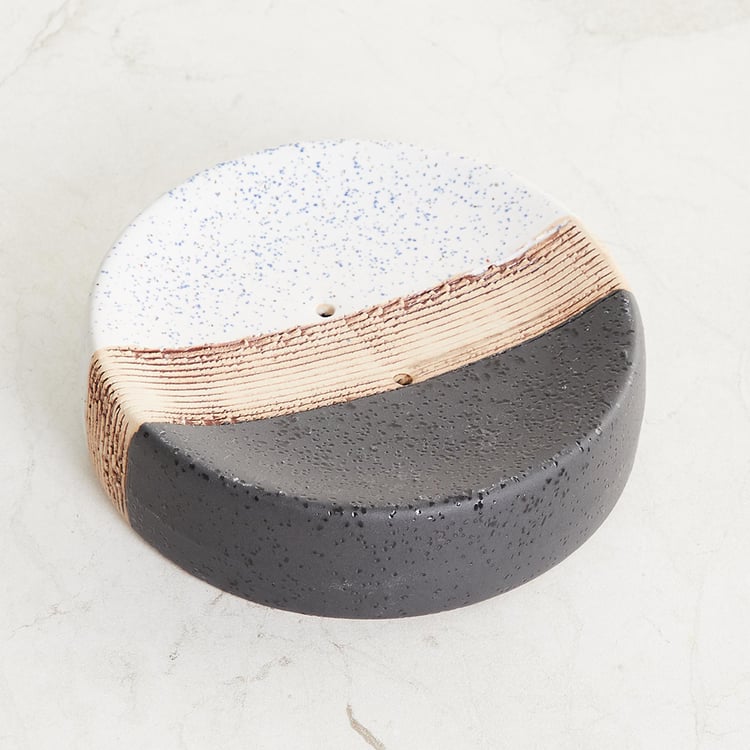 Derby Multicolour Ceramic Bathroom Set- 3 Pcs