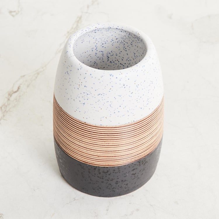 Derby Multicolour Ceramic Bathroom Set- 3 Pcs