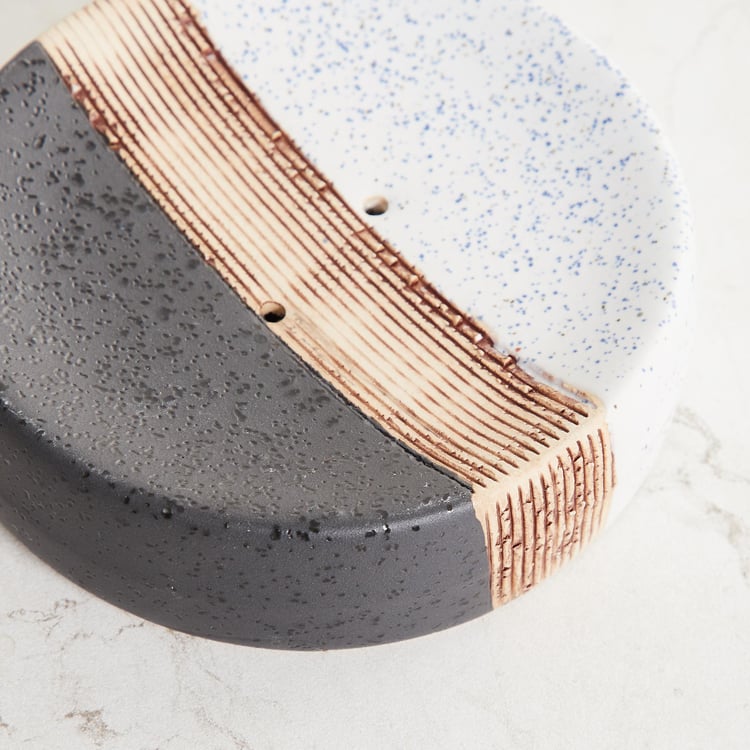 Derby Multicolour Ceramic Bathroom Set- 3 Pcs