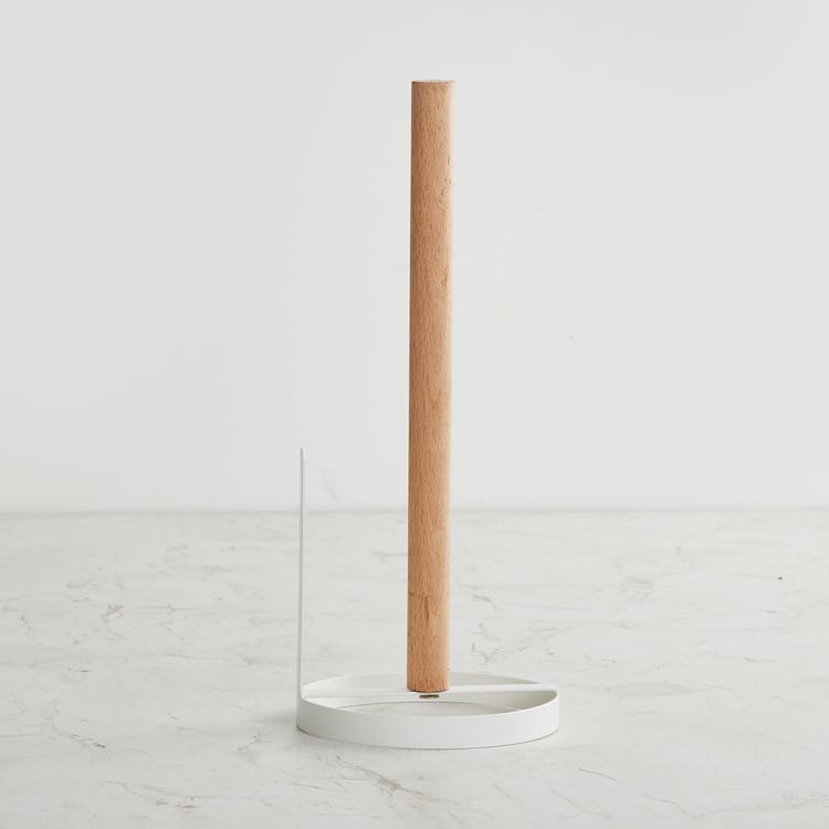 Orion Wood and Metal Paper Towel Holder