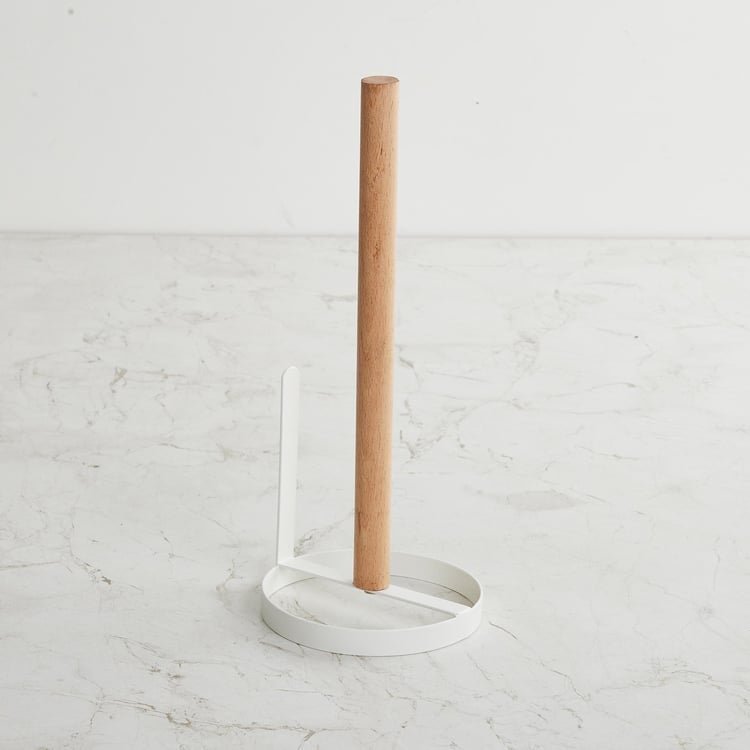 Orion Wood and Metal Paper Towel Holder