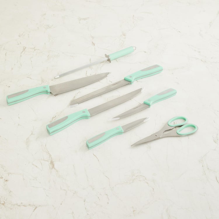 Chef Special 8Pcs Stainless Steel Rotating Knives Set