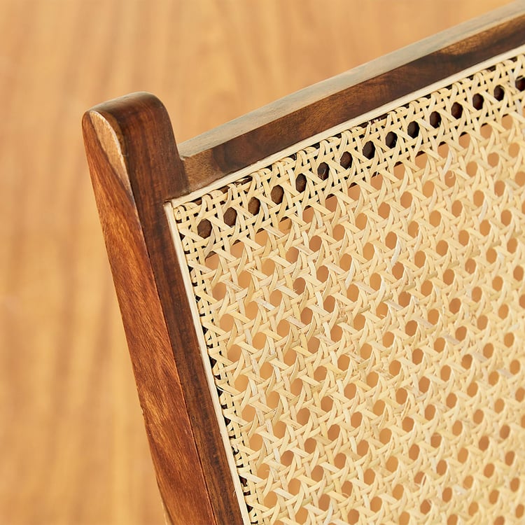 Cane Connection Sheesham Wood Accent Chair - Brown