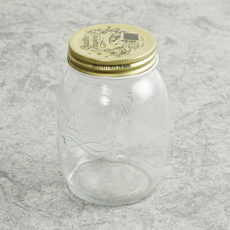 Corsica Siattle Set of 6 Glass Jars - 500ml