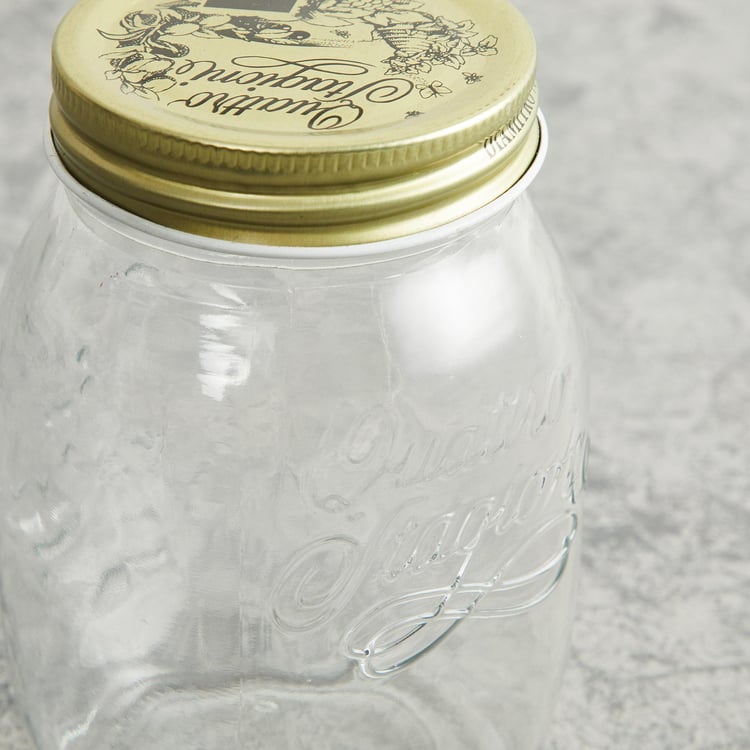 Corsica Siattle Set of 6 Glass Jars - 500ml