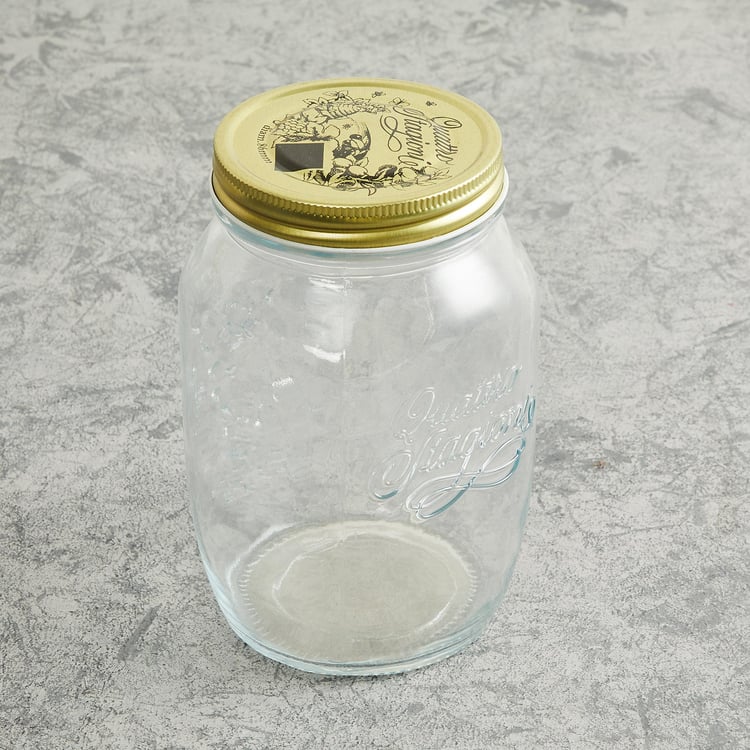 Corsica Siattle Set of 6 Glass Jars - 1L