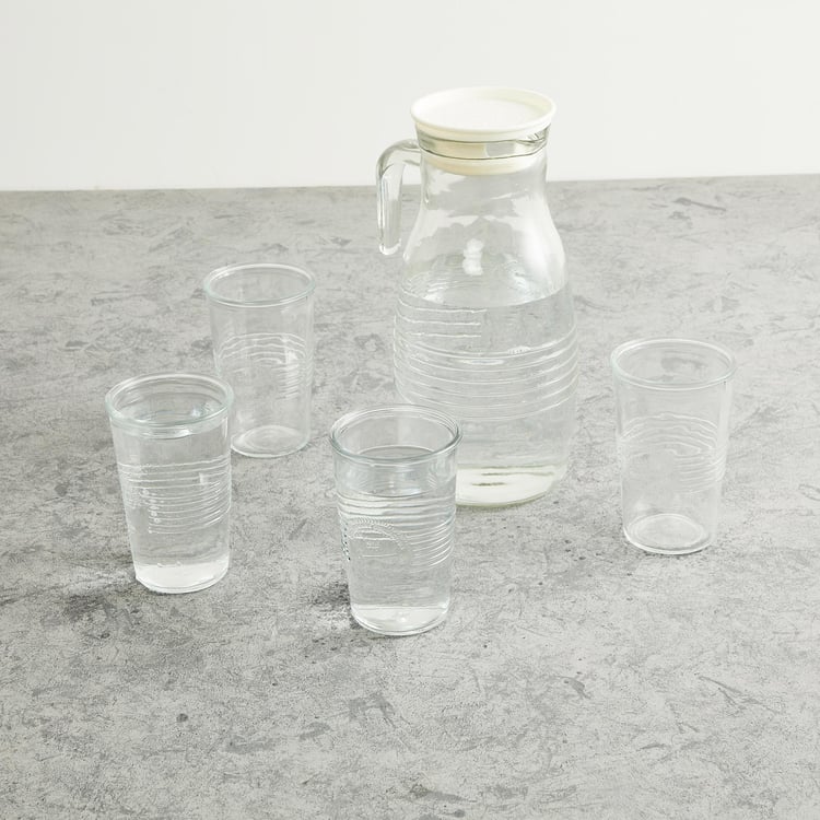 Eternia Glass Drink Set - 5 Pieces