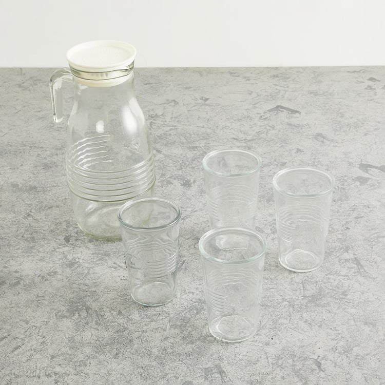 Eternia Glass Drink Set - 5 Pieces